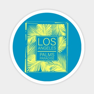 Los Angeles Palms Paradise Magnet